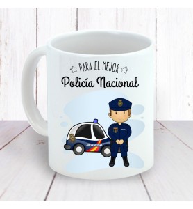 Taza Policía Nacional Chico