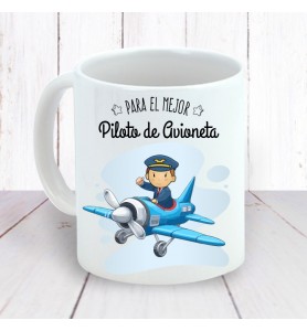Taza Piloto Avioneta Chico