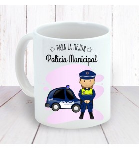 Taza Policía Municipal Chica