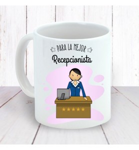 Taza Recepcionista Chica