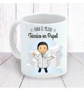 Taza Técnico De Papel Chico