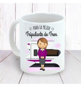 Taza Tripulante Tren Chica