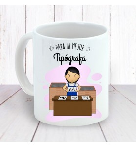 Taza Tipógrafa