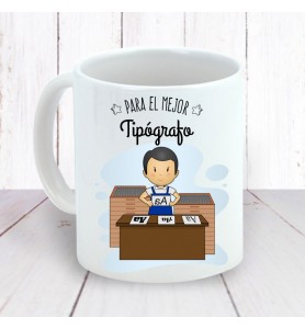 Taza Tipógrafo
