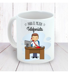 Taza Telefonista Chico