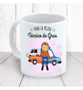 Taza Técnico Grúa Chica