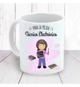 Taza Técnico Electrónico Chica