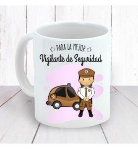 Taza Vigilante Seguridad Chica
