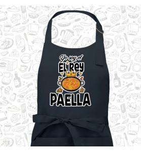 Delantal Rey Paella Divertido