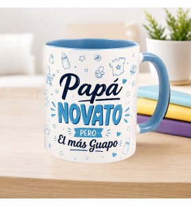 Taza Papá Novato Guapo