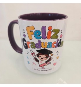 Taza Feliz Graduación Chica