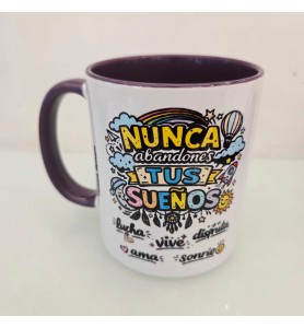 Taza Nunca Abandones Tus...