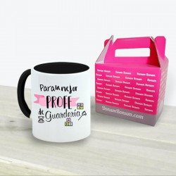 Taza Profe Guardería Letras...