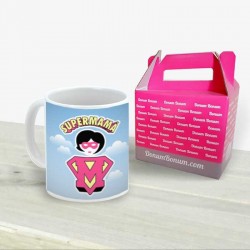 Taza Mamá Super Cuerpo Logo