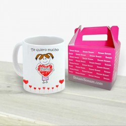 Taza Mamá Te Quiero Mucho Niña