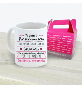 Taza Te Quiero Amistad Chica
