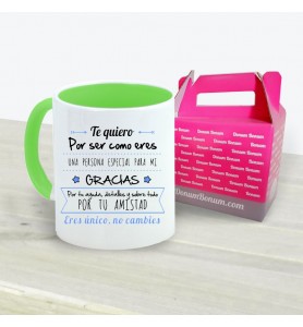 Taza Te Quiero Amistad Chico