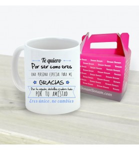 Taza Te Quiero Amistad Chico