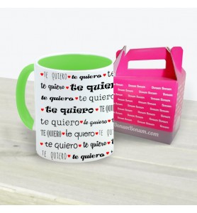 Taza Te Quiero Tipografías