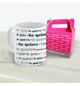Taza Te Quiero Tipografías