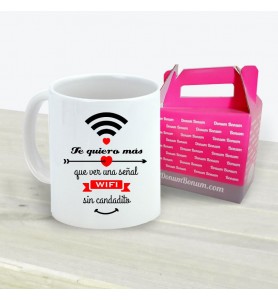 Taza Te Quiero Más Que Wifi