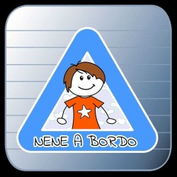 Pegatina Coche Nene