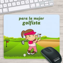 Alfombrilla PC Golfista Chica