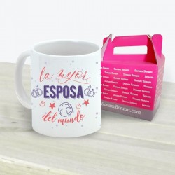 Taza Esposa Mundo Letras