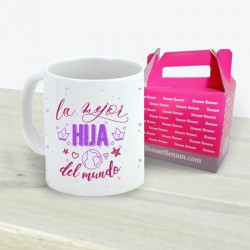 Taza Hija Mundo Letras