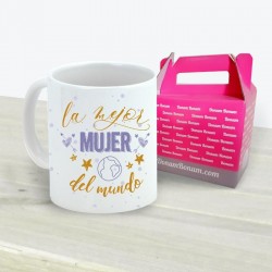 Taza Mujer Mundo Letras