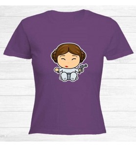 Camiseta Princesa Leia Chica